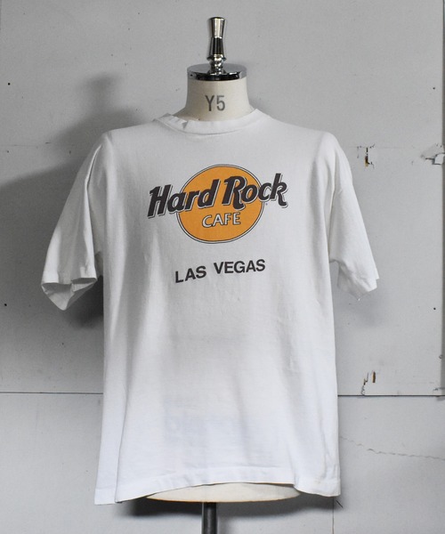 【ヴィンテージ古着】90\'s Hard Rock CAFE / ハードロックカフェ ロゴ プリントTシャツ USA製(Tシャツ/カットソー)|VINTAGE(ヴィンテージ)