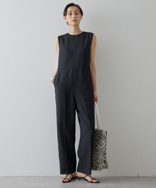 極美品 ウィムガゼット 24AW バッグシャンオールインワン ブラック Whim Gazette（ウィムガゼット）の「Vバックシャンオールインワン