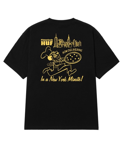 HUF(ハフ)の「NY DELIVERY TEE / HUF ハフ 半袖 プリント Tシャツ(Tシャツ/カットソー・メンズ・ブラック/ダークグリーン/ホワイト・SMALL/MEDIUM/LARGE/X-LARGE/XX-LARGE)」の18枚目の写真