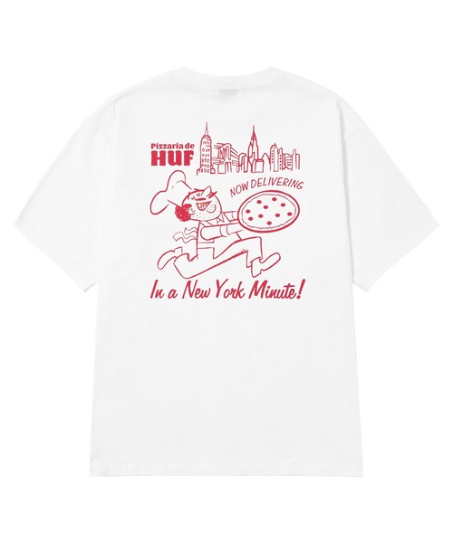 HUF(ハフ)の「NY DELIVERY TEE / HUF ハフ 半袖 プリント Tシャツ(Tシャツ/カットソー・メンズ・ブラック/ダークグリーン/ホワイト・SMALL/MEDIUM/LARGE/X-LARGE/XX-LARGE)」の22枚目の写真