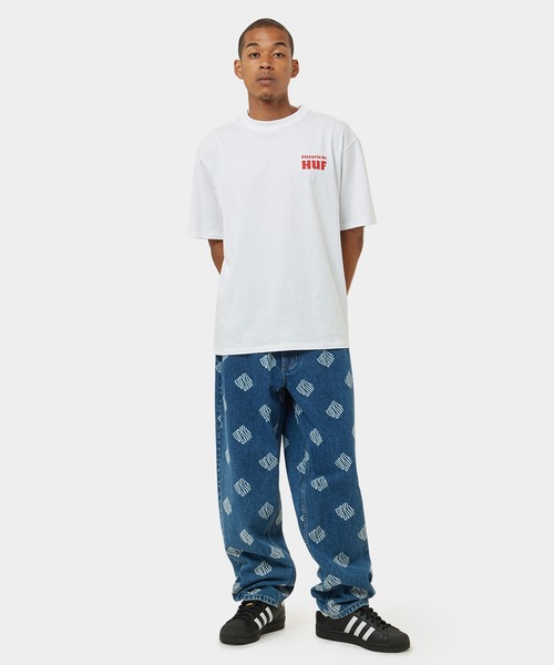 HUF(ハフ)の「NY DELIVERY TEE / HUF ハフ 半袖 プリント Tシャツ(Tシャツ/カットソー・メンズ・ブラック/ダークグリーン/ホワイト・SMALL/MEDIUM/LARGE/X-LARGE/XX-LARGE)」の11枚目の写真