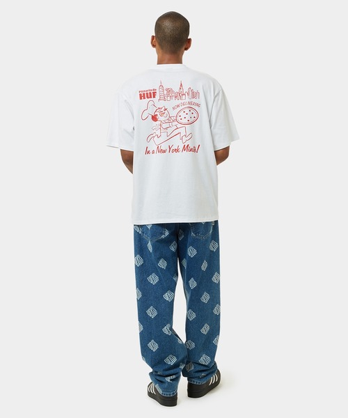 HUF(ハフ)の「NY DELIVERY TEE / HUF ハフ 半袖 プリント Tシャツ(Tシャツ/カットソー・メンズ・ブラック/ダークグリーン/ホワイト・SMALL/MEDIUM/LARGE/X-LARGE/XX-LARGE)」の10枚目の写真