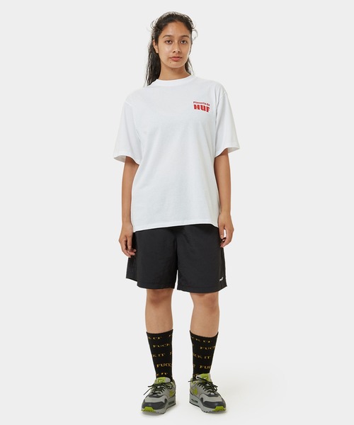 HUF(ハフ)の「NY DELIVERY TEE / HUF ハフ 半袖 プリント Tシャツ(Tシャツ/カットソー・メンズ・ブラック/ダークグリーン/ホワイト・SMALL/MEDIUM/LARGE/X-LARGE/XX-LARGE)」の8枚目の写真