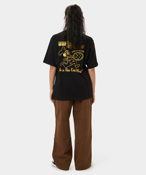 HUF(ハフ)の「NY DELIVERY TEE / HUF ハフ 半袖 プリント Tシャツ(Tシャツ/カットソー・メンズ・ブラック/ダークグリーン/ホワイト・SMALL/MEDIUM/LARGE/X-LARGE/XX-LARGE)」の4枚目の写真