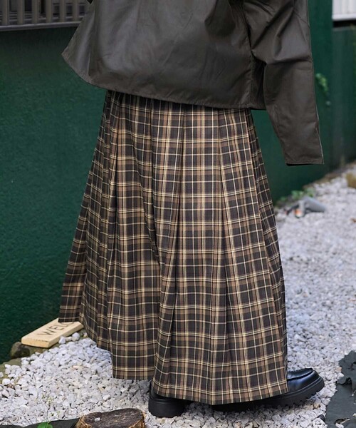 FREAK'S STORE（フリークスストア）の「チェックプリーツスカート（スカート・レディース・グレー/ブルー/グリーン・ﾌﾘ-）」の12枚目の写真