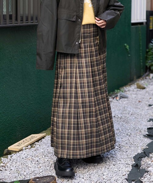 FREAK'S STORE（フリークスストア）の「チェックプリーツスカート（スカート・レディース・グレー/ブルー/グリーン・ﾌﾘ-）」の7枚目の写真
