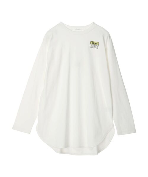 Green Parks(グリーンパークス)の「裾ラウンドホワイトインナー(Tシャツ/カットソー・レディース・オフホワイト・L)」の21枚目の写真