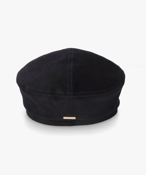 kaorinomori（カオリノモリ）の「kaorinomori ルモアベレー / カオリノモリ（ハンチング/ベレー帽・レディース・ブラック/ピンク・M/57.5cm）」の7枚目の写真