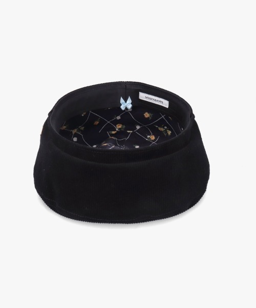 kaorinomori（カオリノモリ）の「kaorinomori ルモアベレー / カオリノモリ（ハンチング/ベレー帽・レディース・ブラック/ピンク・M/57.5cm）」の14枚目の写真