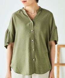 le.coeur blanc | ヴィンテージライクフレアスリーブブラウス(シャツ/ブラウス)