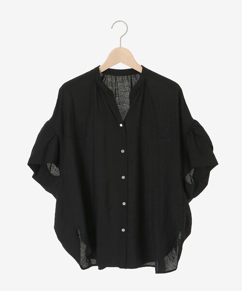 le.coeur blanc（ルクールブラン）の「ヴィンテージライクフレアスリーブブラウス（シャツ/ブラウス・レディース・カーキオリーブ/ブラック/オフホワイト・38）」の20枚目の写真