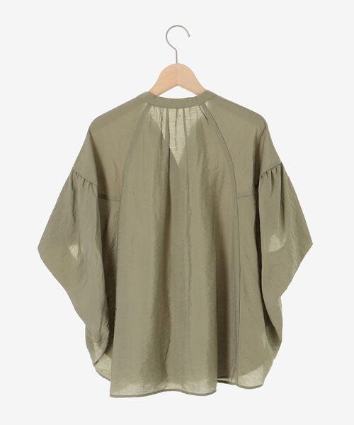 le.coeur blanc（ルクールブラン）の「ヴィンテージライクフレアスリーブブラウス（シャツ/ブラウス・レディース・カーキオリーブ/ブラック/オフホワイト・38）」の12枚目の写真