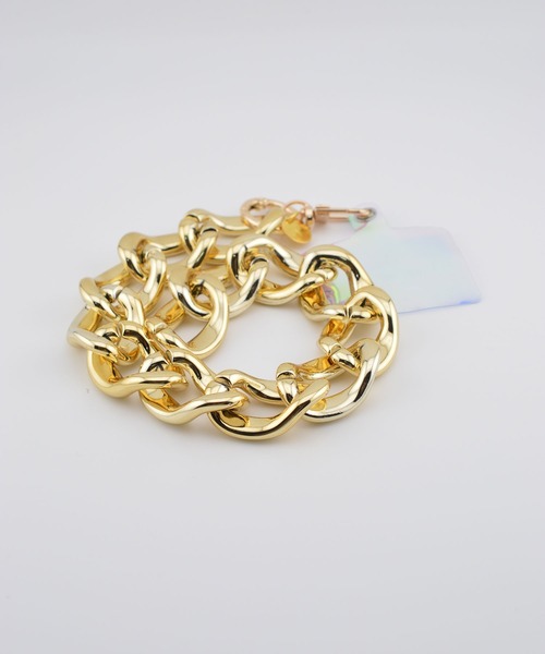 BROTHERHOOD（ブラザーフッド）の「【eY】ジェリー ビッグ カーブチェーン スマホ リスト ストラップ（スマホグッズ・レディース・オレンジ系その他/クリア/イエロー/グリーン系その他/ピンク系その他/イエロー系その他/ブルー系その他/その他2/ピンク系その他2/パープル系その他/ゴールド/ブラック/パープル系その他2/その他1・FREE）」の17枚目の写真