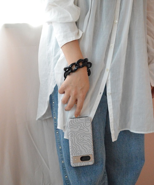 セール】【eY】ジェリー ビッグ カーブチェーン スマホ リスト