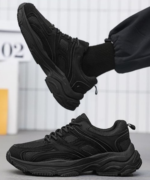 MGV（エムジーヴィー）の「ダッドトレーニングスニーカー（スニーカー・メンズ・ブラック/グレー・MEDIUM/LARGE/X-LARGE）」の3枚目の写真