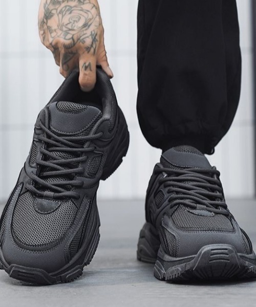 MGV（エムジーヴィー）の「ダッドトレーニングスニーカー（スニーカー・メンズ・ブラック/グレー・MEDIUM/LARGE/X-LARGE）」の4枚目の写真