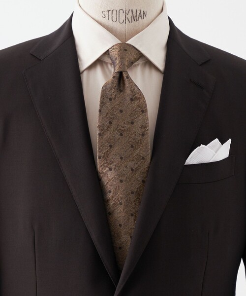 【セール】GLR ジャパンヴィンテージ 8.0cm ドット ネクタイ（ネクタイ）｜green label relaxing（グリーンレーベルリラクシング）