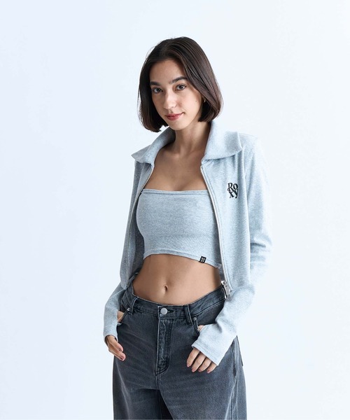 ROXY(ロキシー)の「BEAR HUG/ロキシーショート丈キャミ&カーディガンアンサンブル(アンサンブル・レディース・ブラック/グレー/グリーン・MEDIUM/LARGE/SMALL)」の11枚目の写真
