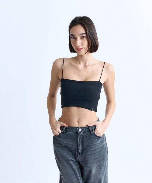 ROXY(ロキシー)の「BEAR HUG/ロキシーショート丈キャミ&カーディガンアンサンブル(アンサンブル・レディース・ブラック/グレー/グリーン・MEDIUM/LARGE/SMALL)」の7枚目の写真