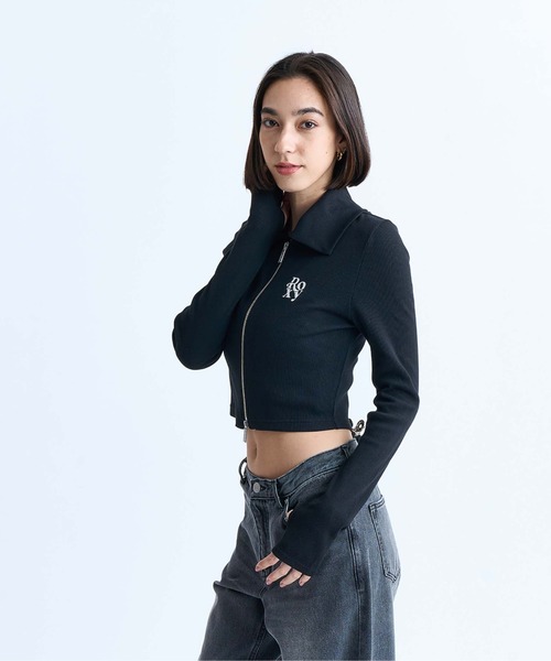 ROXY(ロキシー)の「BEAR HUG/ロキシーショート丈キャミ&カーディガンアンサンブル(アンサンブル・レディース・ブラック/グレー/グリーン・MEDIUM/LARGE/SMALL)」の9枚目の写真