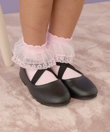 ソックス/靴下（ピンク/桃色系・フリル）ファッション通販