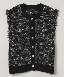 JEANASIS | ジャガードニットショートベスト/143892(ベスト)
