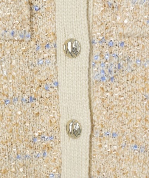 JEANASIS（ジーナシス）の「ジャガードニットショートベスト/143892（ベスト・レディース・ブラック系その他/ホワイト系その他・FREE）」の9枚目の写真