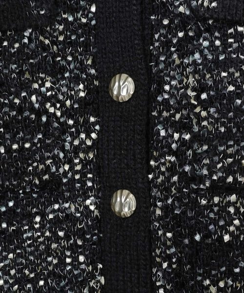 JEANASIS（ジーナシス）の「ジャガードニットショートベスト/143892（ベスト・レディース・ブラック系その他/ホワイト系その他・FREE）」の10枚目の写真