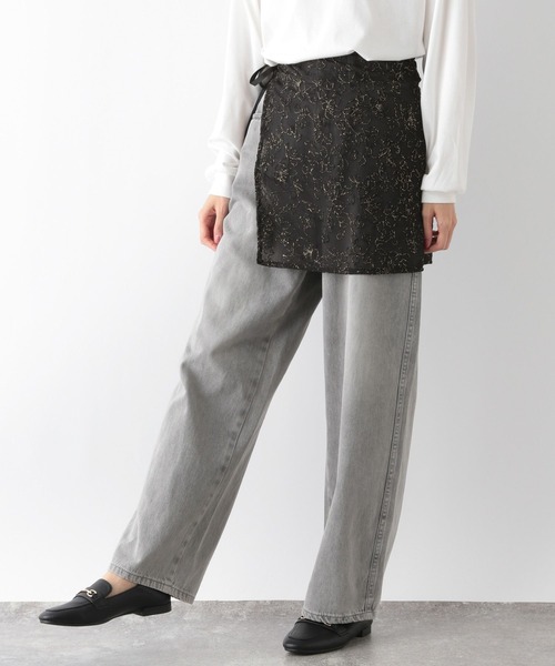 GLOBAL WORK（グローバルワーク）の「刺繍フラワーラップベルト/147080（その他小物・レディース・アイボリー/ブラック/グレー・ONE SIZE）」の11枚目の写真