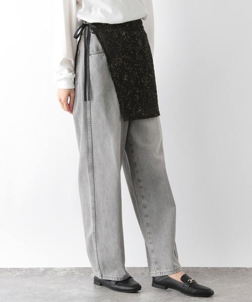 GLOBAL WORK（グローバルワーク）の「刺繍フラワーラップベルト/147080（その他小物・レディース・アイボリー/ブラック/グレー・ONE SIZE）」の12枚目の写真