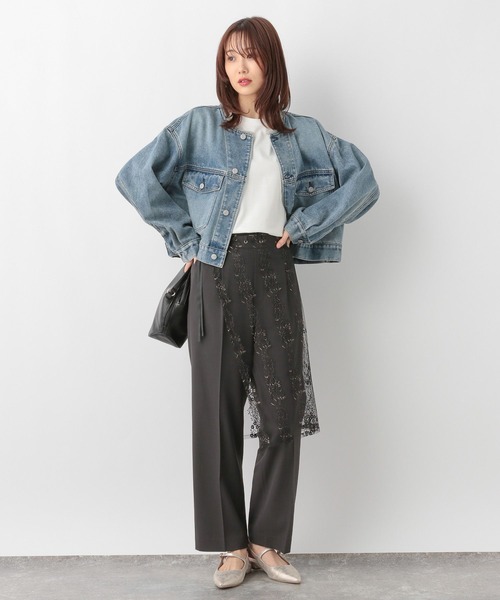 GLOBAL WORK（グローバルワーク）の「刺繍フラワーラップベルト/147080（その他小物・レディース・アイボリー/ブラック/グレー・ONE SIZE）」の16枚目の写真