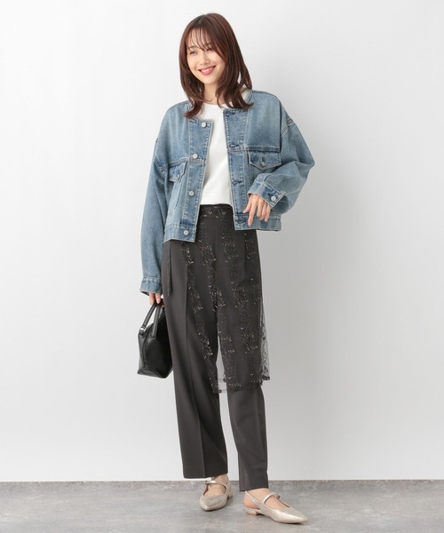 GLOBAL WORK（グローバルワーク）の「刺繍フラワーラップベルト/147080（その他小物・レディース・アイボリー/ブラック/グレー・ONE SIZE）」の17枚目の写真