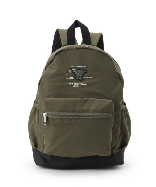 SHOO・LA・RUE（シューラルー）の「◆シリコン恐竜リュック（バックパック/リュック・キッズ・ベージュ/ダークオリーブ・00）」の4枚目の写真