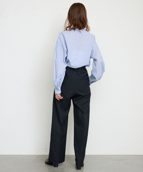 SLOBE IENA(スローブイエナ)の「ミニフリルブラウス(シャツ/ブラウス・レディース・グレー/ブルー系その他/ホワイト・FREE)」の14枚目の写真