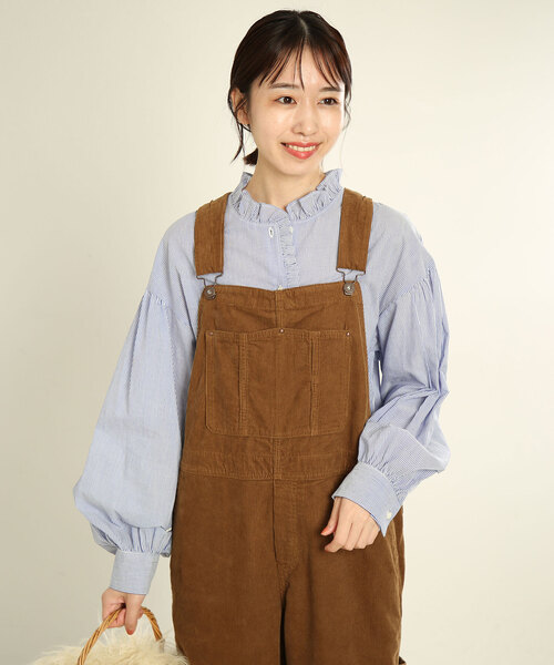 SLOBE IENA(スローブイエナ)の「ミニフリルブラウス(シャツ/ブラウス・レディース・グレー/ブルー系その他/ホワイト・FREE)」の20枚目の写真