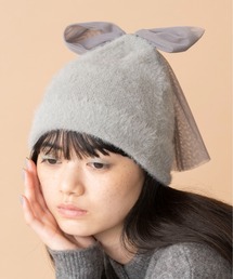 Casselini | Casselini(キャセリーニ)ビッグリボンニットワッチ(ニットキャップ/ビーニー)