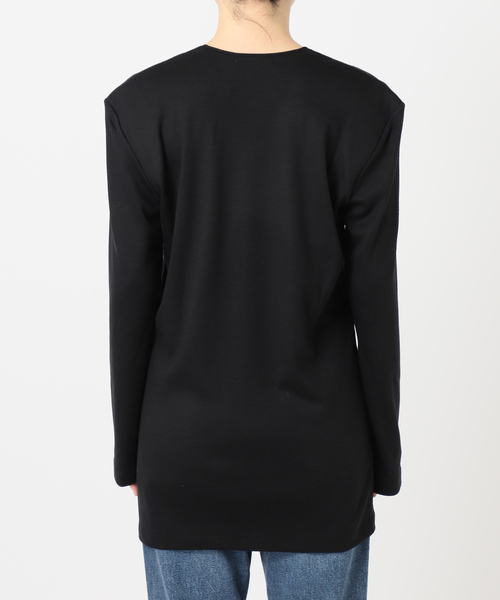 新品未使用 Plage SQUARE SHOULDER Tシャツ ブラック