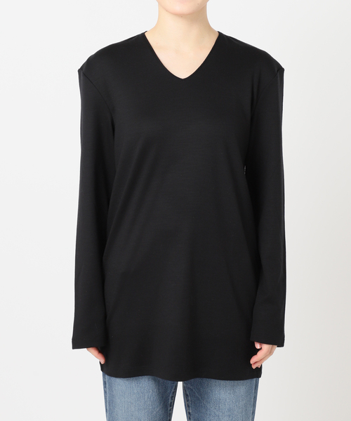 plage（プラージュ）の「SQUARE SHOULDER VN Tシャツ（Tシャツ