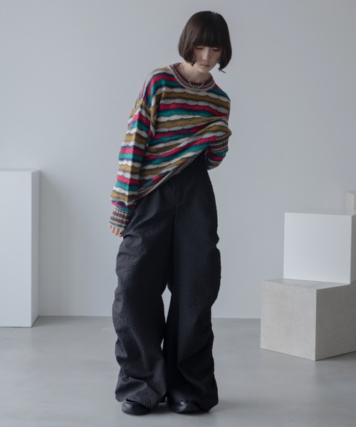 【セール】フクレジャガードシャーリングパンツ(その他パンツ)|VACANCY(ヴァカンシー) 【セール】フクレジャガードシャーリングパンツ(その他パンツ)|VACANCY(ヴァカンシー)