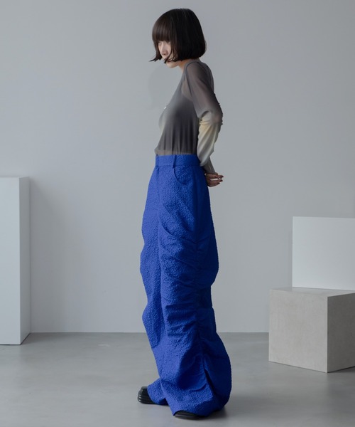 【セール】フクレジャガードシャーリングパンツ(その他パンツ)|VACANCY(ヴァカンシー) 【セール】フクレジャガードシャーリングパンツ(その他パンツ)|VACANCY(ヴァカンシー)