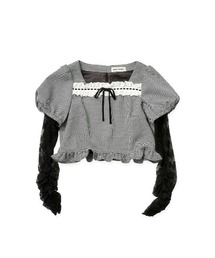 Happiness ribbon puff トップス（Tシャツ/カットソー）｜mellfy