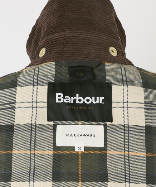 Barbour（バブアー）の「Barbour for MARKAWARE & EDIFICE 別注 SPEY/スペイ（その他アウター・メンズ・チャコールグレー/カーキ・1/2/3）」の15枚目の写真