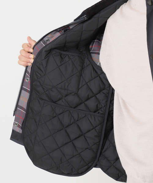 Barbour（バブアー）の「Barbour for MARKAWARE & EDIFICE 別注 SPEY/スペイ（その他アウター・メンズ・チャコールグレー/カーキ・1/2/3）」の3枚目の写真