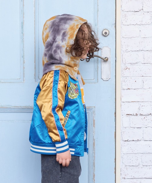 BIG FIELD（ビッグフィールド）の「タイダイバラクラバ（ニットキャップ/ビーニー・キッズ・チャコール/ブルー/ピンク・FREE）」の5枚目の写真