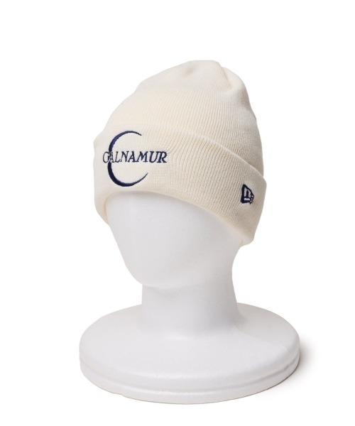 NEW ERA(ニューエラ)の「NEW ERA/ニューエラ ビーニー ベーシック カフニット "CALNAMUR カルナムール コラボコレクション" 14349019/14349020(ニットキャップ/ビーニー・レディース・オフホワイト/ネイビー・FREE)」の8枚目の写真