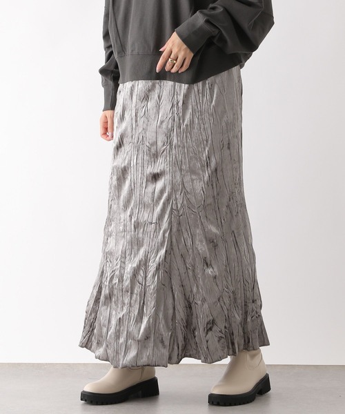 LEPSIM（レプシィム）の「ベロアロングスカート　134229（スカート・レディース・グリーン/グレー・FREE）」の9枚目の写真