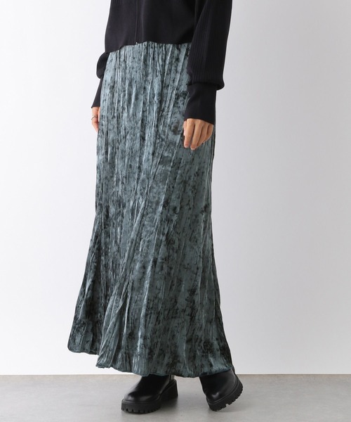 LEPSIM（レプシィム）の「ベロアロングスカート　134229（スカート・レディース・グリーン/グレー・FREE）」の15枚目の写真
