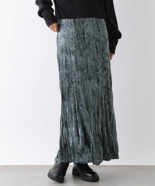 LEPSIM（レプシィム）の「ベロアロングスカート　134229（スカート・レディース・グリーン/グレー・FREE）」の16枚目の写真