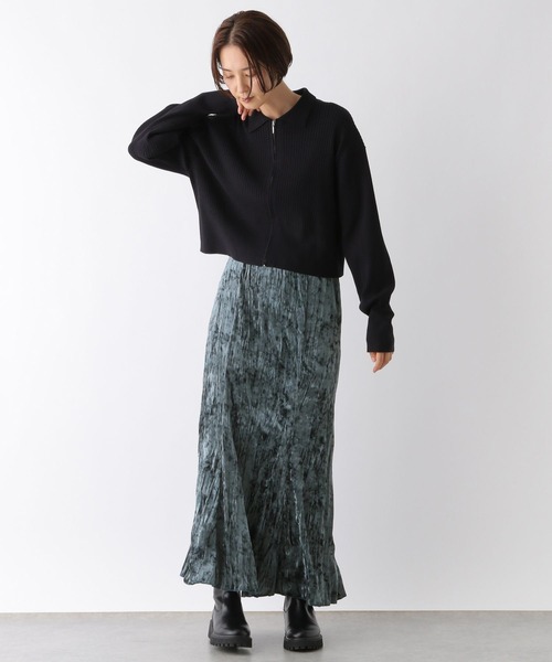 LEPSIM（レプシィム）の「ベロアロングスカート　134229（スカート・レディース・グリーン/グレー・FREE）」の17枚目の写真