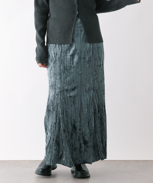 LEPSIM（レプシィム）の「ベロアロングスカート　134229（スカート・レディース・グリーン/グレー・FREE）」の20枚目の写真